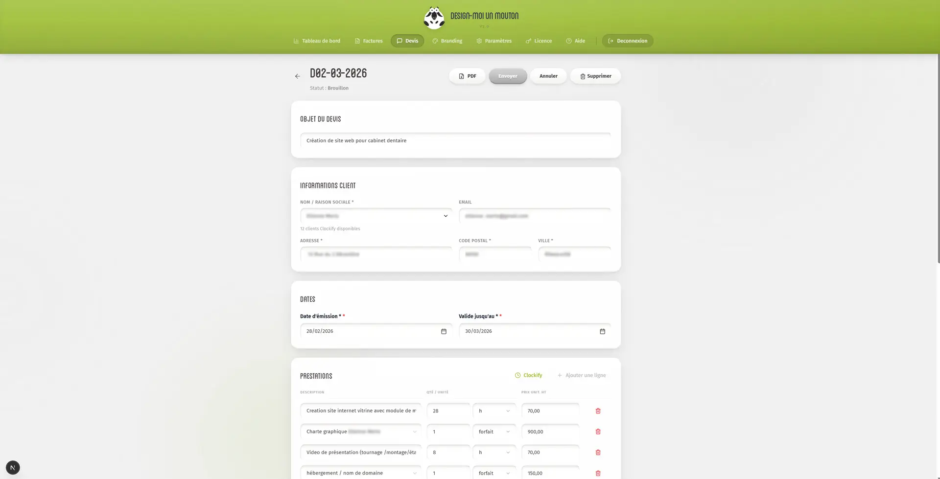 StackBill product preview